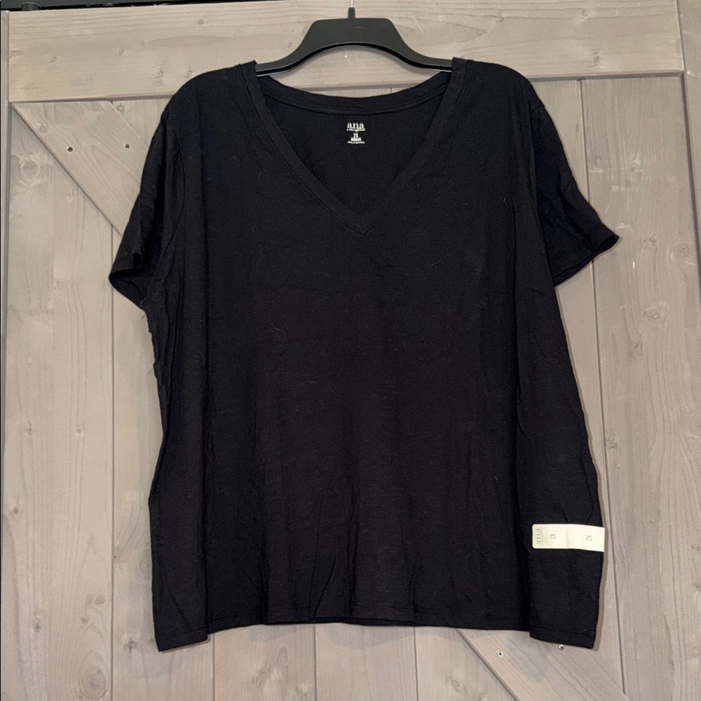 Altar'd State Classic Black V-Neck Tee